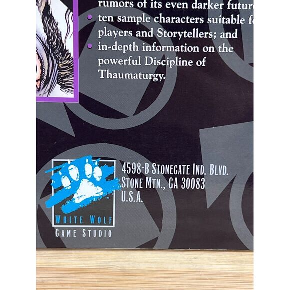 Vampire The Masquerade, Clanbook: Tremere, RPG Sourcebook, WW 2057 1994 - Picture 2 of 13